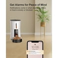 thumbnail image 3 of Comedero automático para gatos Petory, 4 litros, WiFi, 10 comidas al día para gatos y perros, 3 of 7