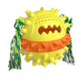 thumbnail image 1 of EIMELI Pet Dog Teething Stick Squeaking And Leaking Ball Toy Yellow, 1 of 7