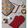 thumbnail image 5 of DII Barn Red Terry Oven Mitt (Set of 2), 5 of 7