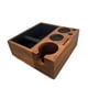 thumbnail image 1 of Portafiltros de madera para café expreso, soporte para filtro de café, organizador de filtros L, 1 of 9