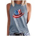 thumbnail image 2 of Wycnly Summer Saving Tank Top for Women Gym Tops for Women Basic Fit Patriotic 4th of July Tank Tops 2024 Casual Independence Day Graphics Sleeveless Shirts Ladies Sleeveless Shirt, 2 of 4