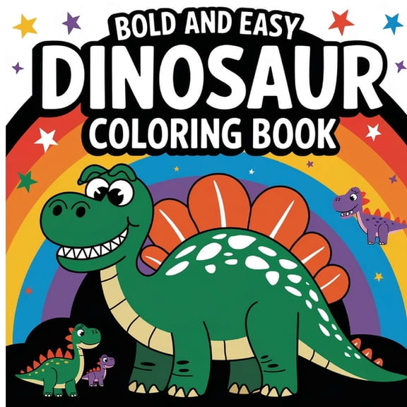 Dinosaur Coloring Book for Boys: Simple Dinosaur Coloring Book for Kids, Dino Coloring Books for Children, (Paperback)