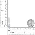 thumbnail image 6 of Gem Stone King 10K White Gold White Zirconia Pendant Necklace for Women (2.00 Cttw, Oval 9X7MM, with 18 inch Chain), 6 of 6