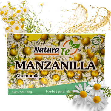 Naturatē Chamomile Tea 20 Tea Bags, Caffein Free, 100% Natural, Non-GMO