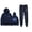 Navy, variant on Milo J Al Borde Hoodie Jogger Pant Fashion Clothes Men Women Sweatpant 2 Piece Suit