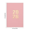 thumbnail image 3 of Coollooc 2026 Planner, Monthly, 8.35" x 5.79", Pocket Size, January 2026 - December 2026, Organizer Daily & Yearly Schedule for Work, School & Women(Pink), 3 of 7