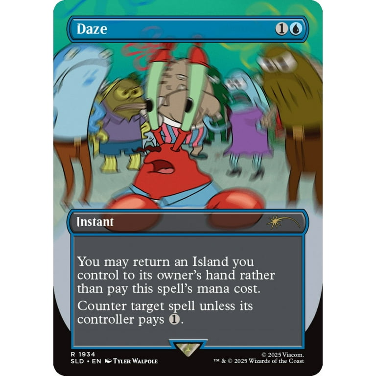 Magic the Gathering Secret Lair x SpongeBob SquarePants