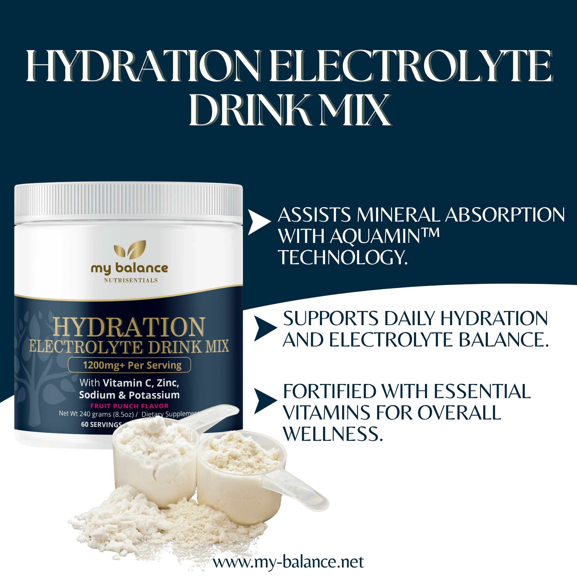 Hydration Electrolyte Drink Mix