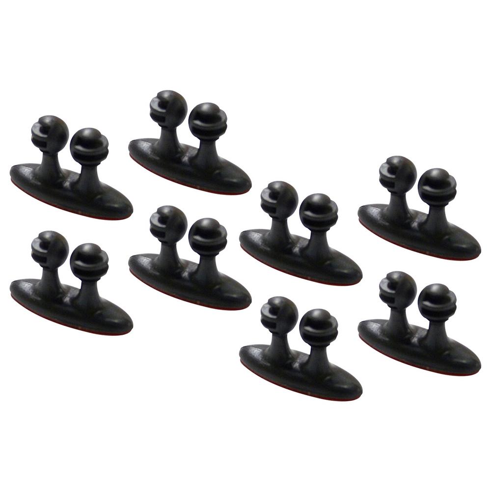 Famure 8 Pack Cable Holder Clips,Cord Organizer Cable Management,Adhesive Wire Holder Clips for