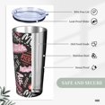 thumbnail image 5 of KLL Various Languages Mother Stainless Steel Vacuum Insulated Coffee Cup 20 oz Lids and Straws,Insulated Travel Mug Water Cup with Leak-Proof Straw Lid & Flip Lid, 5 of 8