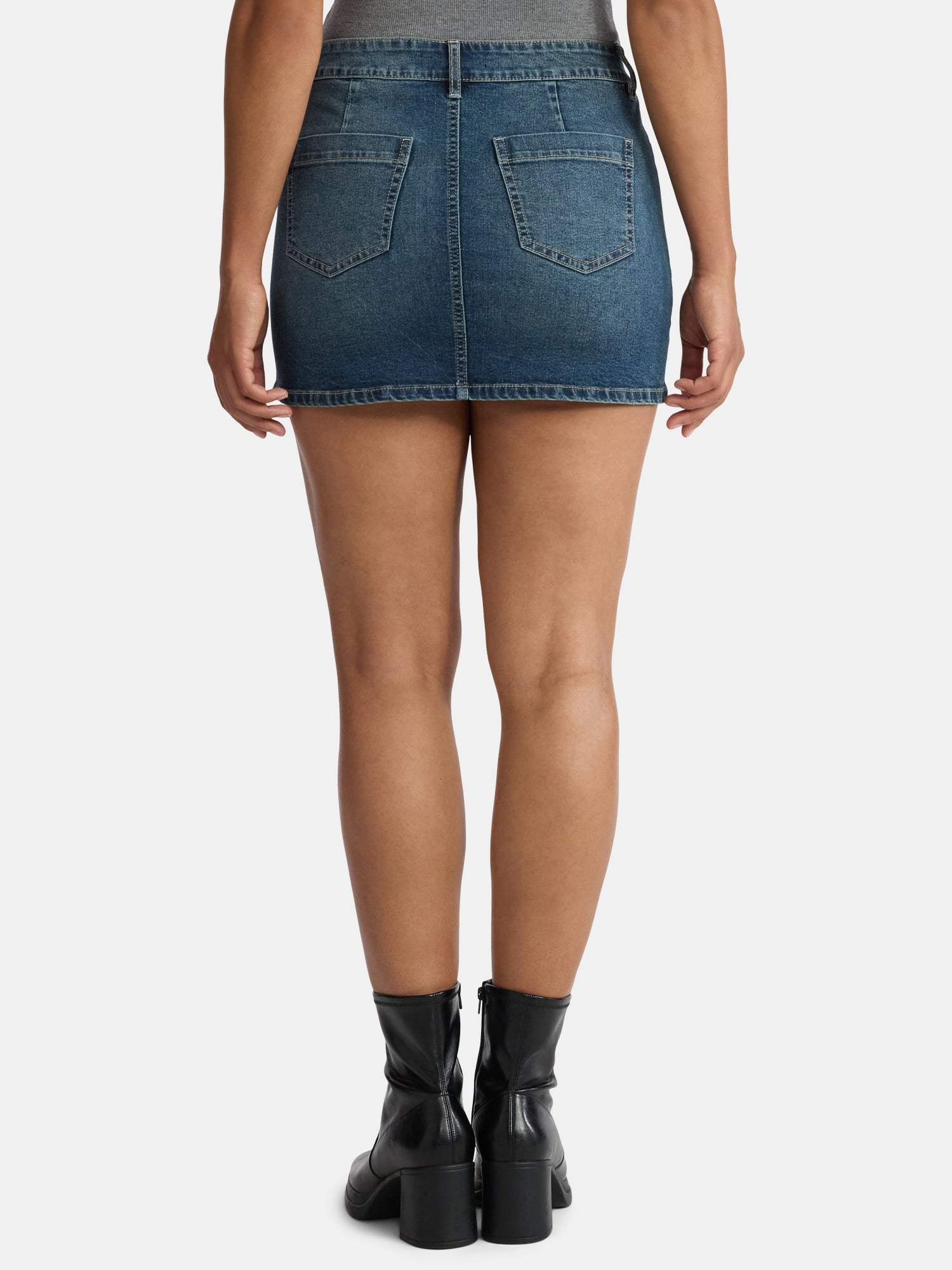 Madden NYC Women's Denim Mini Skirt, Sizes XXS-XXL