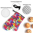 thumbnail image 3 of Pofeuu Colorful Bananas Print Oven Mitts and Pot Holders 4 pcs Set,High Heat Resistant 500 Degree Extra Thicken Long Kitchen Cotton Oven Glove for Cooking, 3 of 6