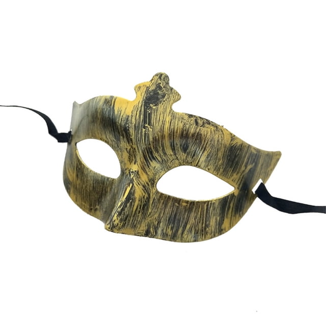Sonducket Envolturas de media cara Máscara noble antigua Disfraces de disfraces de personalidad Mardi Gras Cubiertas de fiesta de baile veneciano Ropa, zapatos y accesorios Miscelánea oro antiguo Sonducket AP010205-01B