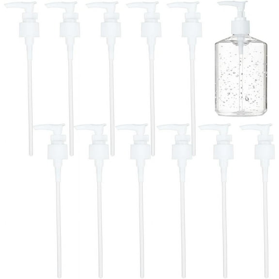 12 Packs Plastic Replacement Pumps 24-410 Thread/Neck Locking White Dispenser Replacement Pump Lotion Pumps for Soap Lotion Shampoo Kitchen and Bathroom