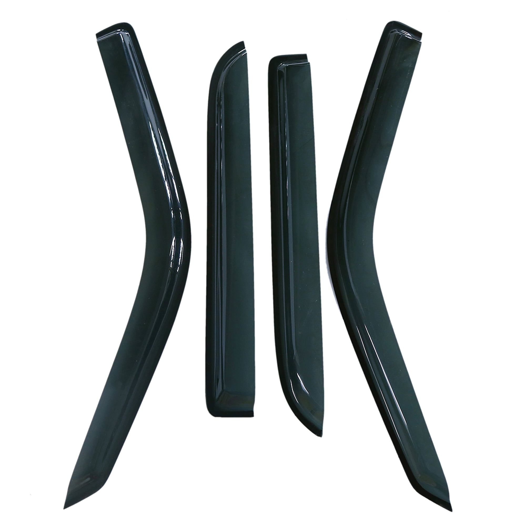 Possbay Vent Window Visor Shades Rain Guards for 0104 Ford F150