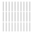 thumbnail image 1 of Lot de 30 Goupilles 3mm x 45mm, Tête Ronde en Acier Inoxydable 304, Argent, 1 of 7