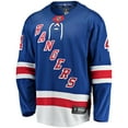thumbnail image 2 of Men's Fanatics Braden Schneider Blue New York Rangers Home Premier Breakaway Player Jersey, 2 of 3