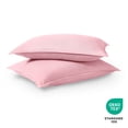 thumbnail image 5 of Bare Home Pillow Sham Set - Premium 1800 Collection - Double Brushed - Standard, Light Pink, 5 of 9