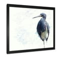 thumbnail image 2 of Designart 'Tricolored Heron Bird On White' Farmhouse Framed Art Print, 2 of 4