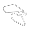 thumbnail image 1 of Genuine OE GM Serpentine Belt 12608660, 1 of 2
