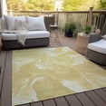 thumbnail image 6 of Addison Rugs Chantille Indoor/Outdoor Transitional Abstract Gold Washable Rectangle Rug, 3' x 5', 6 of 6