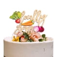 thumbnail image 1 of Cake Topper Upfirst de Vegetales de Cultivo Local con Estilo Rústico, 1 of 7