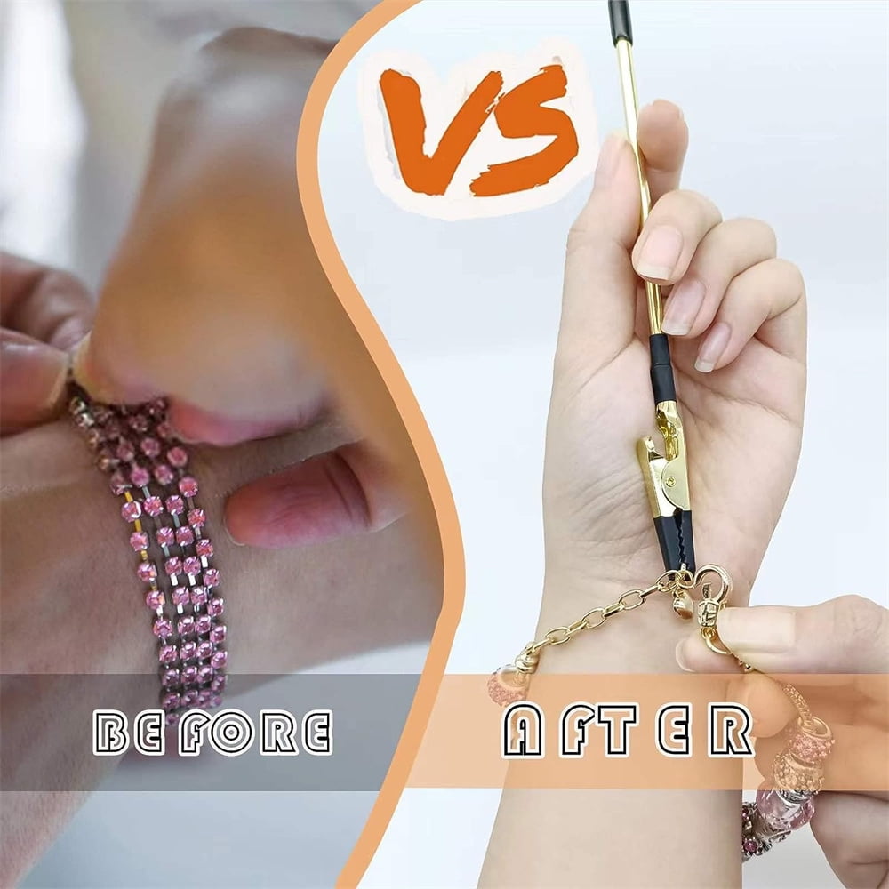 NOGIS Bracelet Helper Tool Rubber Tip -3Pcs Jewelry Helper Tool for  Bracelet, Bracelet Assistance Tool for Jewelry Bracelet Watch Clasps Zippers
