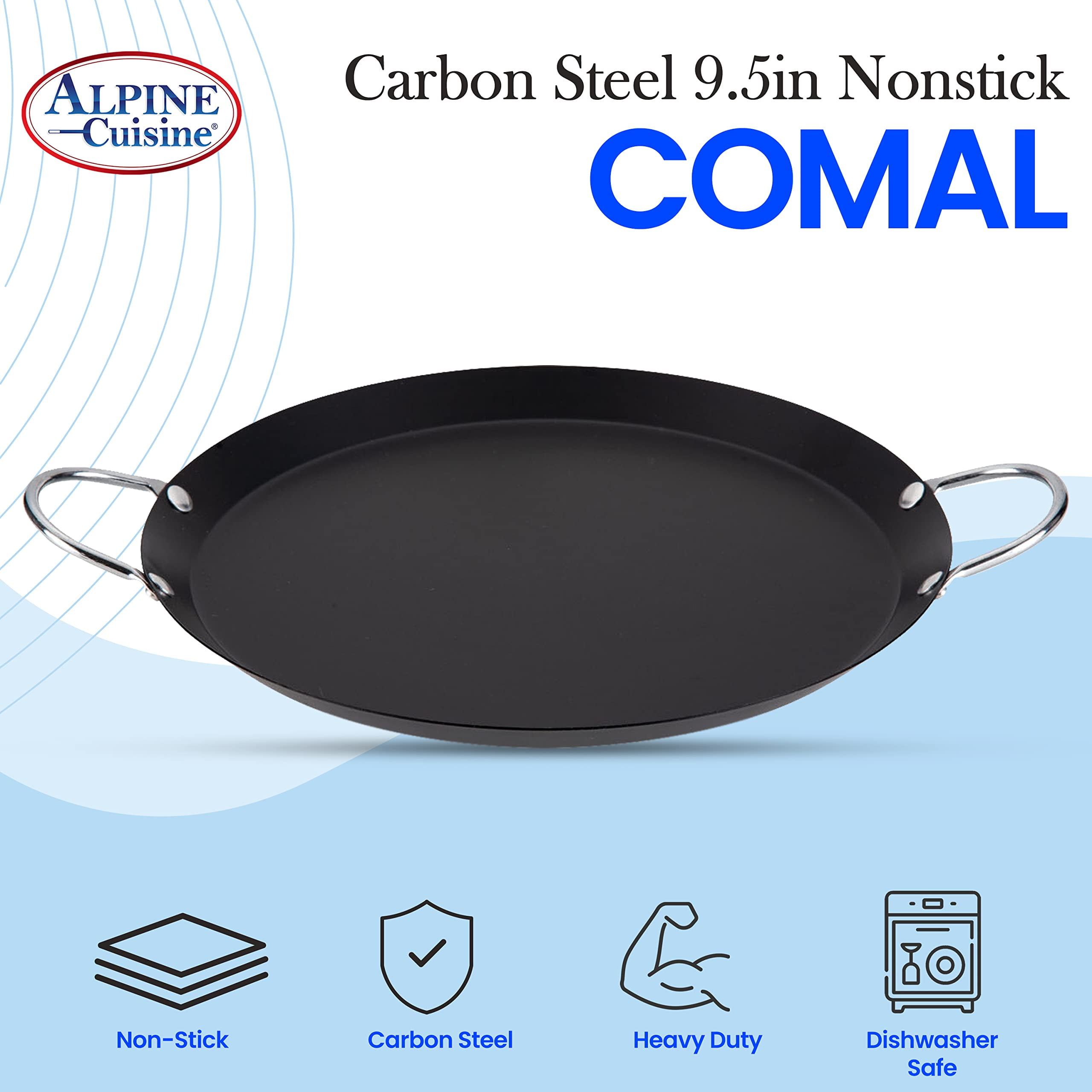 Victoria Soft Touch Handle Nonstick Comal Griddle, 9.5 in - Food 4 Less