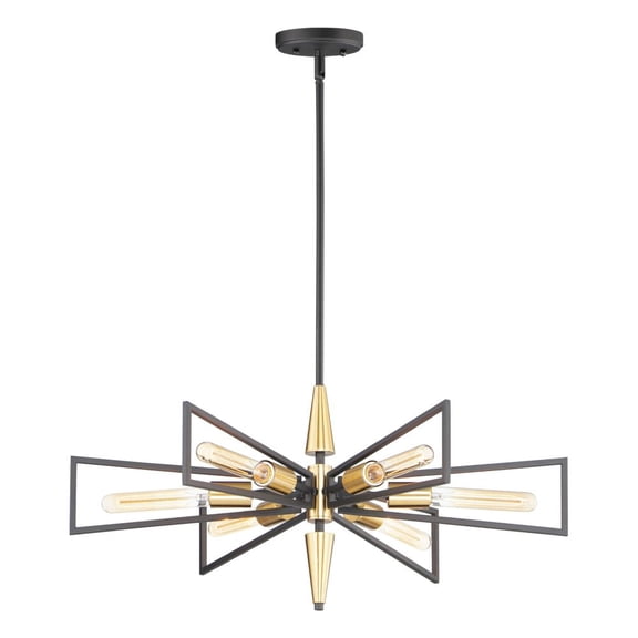 11656BKSBR Maxim Lighting Wings - 6 Light Chandelier