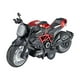 thumbnail image 5 of Juguete de motocicleta para niños, modelo de motocicleta, adornos de aleación, simulación de juguete de motocicleta resistente y extraíble para , Rojo, 5 of 9