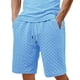 thumbnail image 1 of Pantalones Elásticos de la Cintura de los Hombres de Color Sólido Moda Casual con Bolsillos Encaje de la Cintura Pantalones Cortos, Pantalones Cómodos para Diarios, 1 of 7