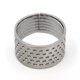 thumbnail image 1 of Injueey Anillos de tejer, dedal de protección para los dedos, herramientas de ganchillo de Metal de mano para el hogar especialmente Suministros de marroquinería Espesar anillo de plata, 1 of 6