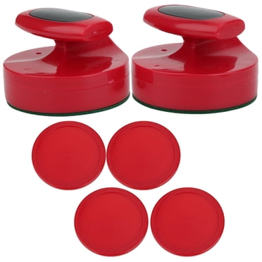 Avec 4 Palets de Hockey de Table, Ensemble de Pousseurs de Hockey de Table Grande Taille, Amusement Intérieur/extérieur pour Adultes et Enfants, Design Ergonomique