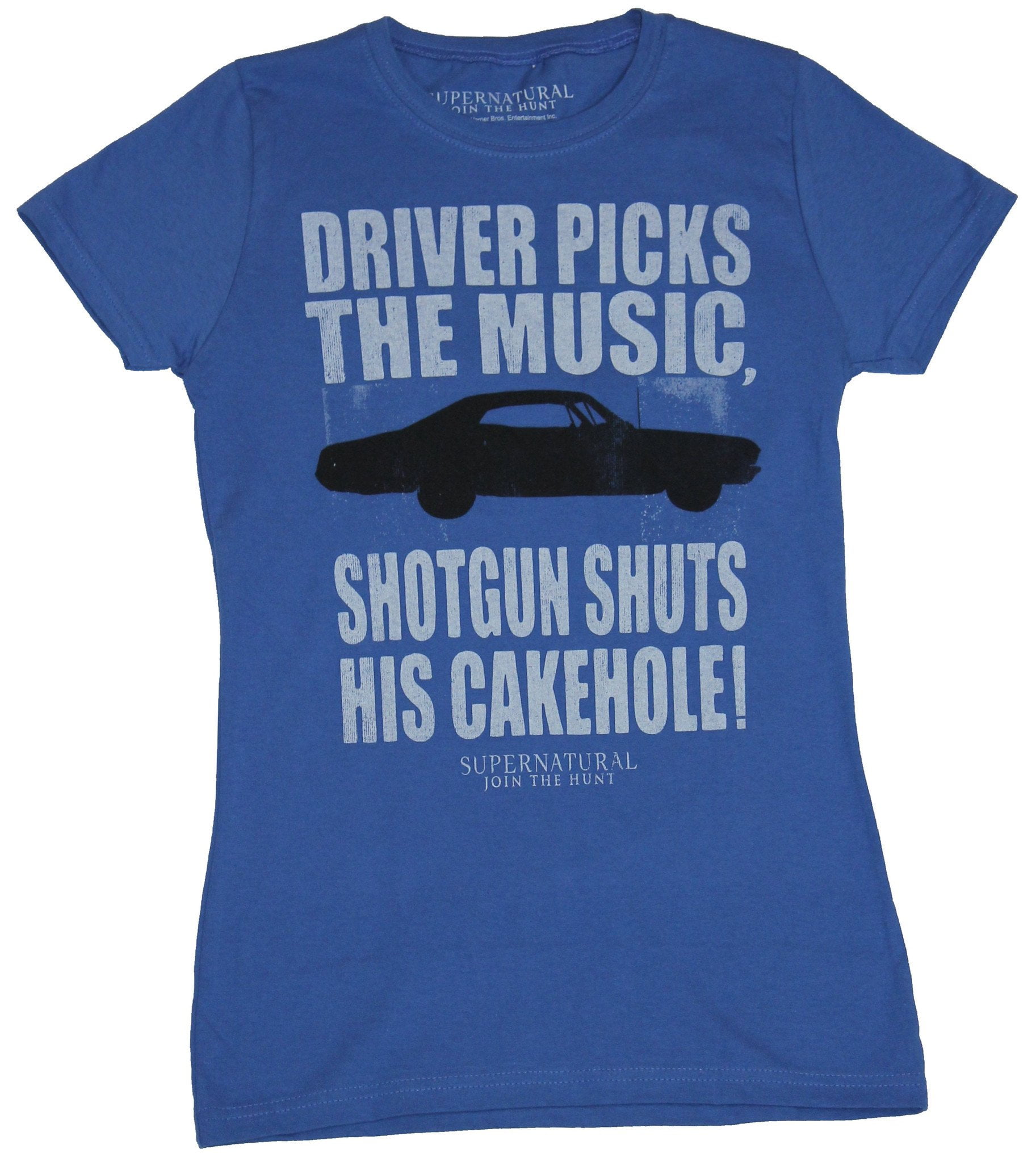 Kids Childrens Driver Picks Music Shotgun Shuts Cakehole Supernatural T-shirt