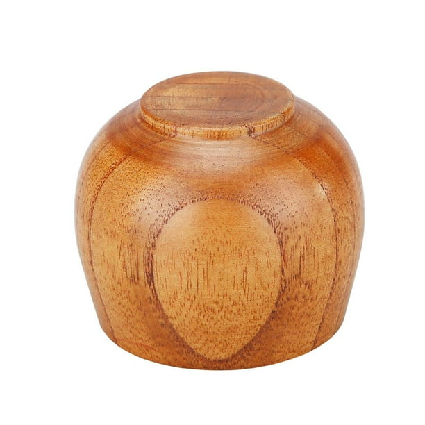 Taza de madera de azufaifa, taza de té verde hecha a mano de madera Natural para desayuno Sywqhk Libre de BPA