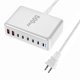 thumbnail image 1 of Cargador USB C de 500 W, estación de carga rápida GaN III mejorada de 8 puertos, adaptador de cargador para portátil PD de 65 W, 1 of 3