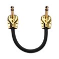 thumbnail image 4 of 6pcs Patch Cables for Effect Pedal 15cm Gold-lacqured Flat Head, 4 of 6