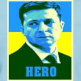 thumbnail image 3 of CafePress - Ukrainian President Zelenskyy Ukraine Flag T Shirt - Women's Classic T-Shirt, 3 of 4