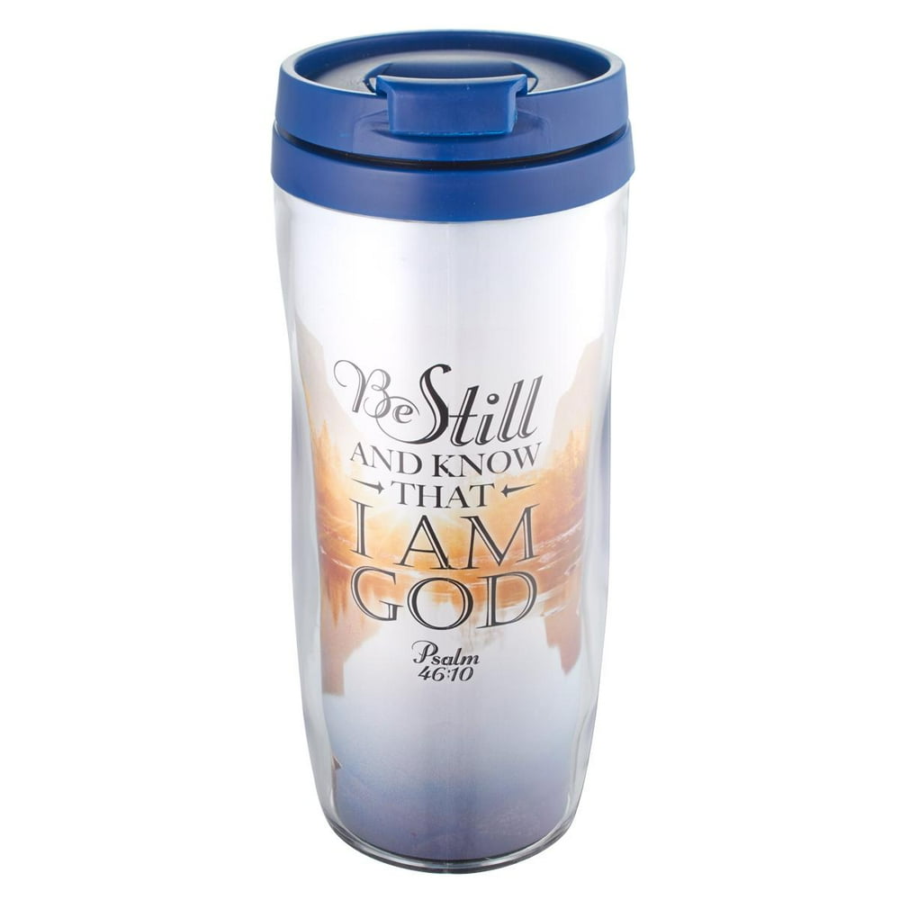 Travel Mug Blue Be Still & Know (Other)