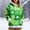 Green2, variant on Oversized Hoodies for Women Sleeve Special Print Crewneck Long Sleeve Comfort Pullover Hooded Sweatshirt Polyester 3Xl