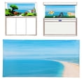 thumbnail image 1 of Aquarium Background Sticker, 3D Effect Adhesive Fish  Background Decoration Fish  Decorative Paper Aquarium Wall Decorations For Aquarium Fish, 1 of 8