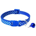 thumbnail image 1 of Polka Dot Dog Collar Adjustable Creative Bell Dog Collar Bell Kitten Collar, 1 of 10
