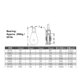 thumbnail image 4 of 2 uds M32 bloque de polea simple con 2 ganchos de resorte M12 cuerda de alambre de acero inoxidable polea de rueda de remolque colgante, 4 of 8