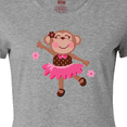 thumbnail image 4 of Inktastic Ballerina Dance Monkey Women's T-Shirt, 4 of 5