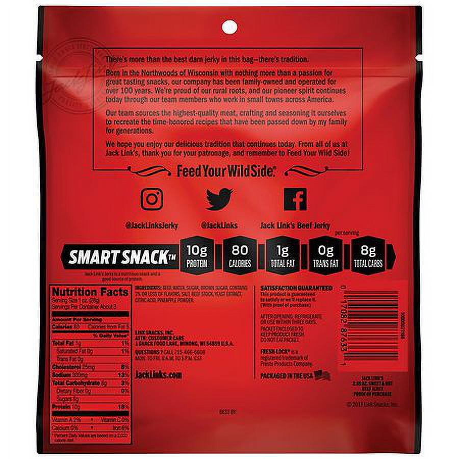 Jack Link's Beef Jerky Sweet & Hot 2.85 oz