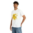thumbnail image 5 of Flying smiley face tshirt Unisex Heavy Cotton Tee, 5 of 8