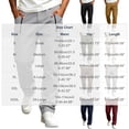thumbnail image 3 of cfhntfmh Straight Leg Pants Men Casual Stretch Work Pants Loose Fashion Elastic Waisted Pants with Pockets (Green,X-Large), 3 of 7