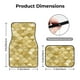 thumbnail image 5 of Fotbe Mermaid Fish Scale Juego de 4 Tapetes para Auto con Estampado – Alfombrillas de Goma Reforzada, Diseño Antideslizante, Protección para Todo el Año – Vehículos, Autos, Camionetas y SUVs, 5 of 7