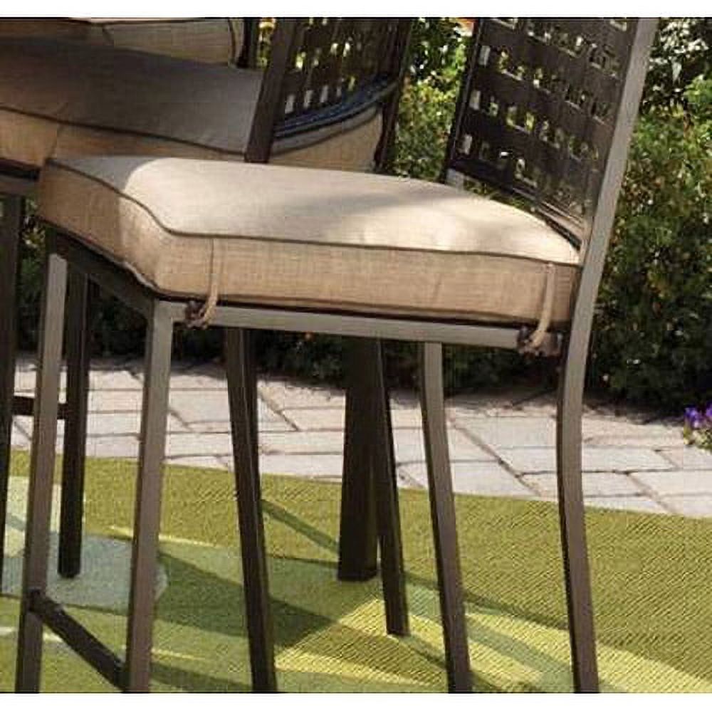 Mainstays Droma Outdoor Patio Dining Set, Cushioned Metal Bar Height with Canopy, Seats 8 - image 3 of 8