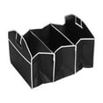 thumbnail image 2 of NICEXMAS Car Storage Box Nonwoven Car Trunk Storage Bag Folding Storage Bag Tool Bag Car Storage Box (Black, Random Style Handle), 2 of 6